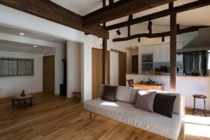 床下リフォームで家が古民家に生まれ変わる！